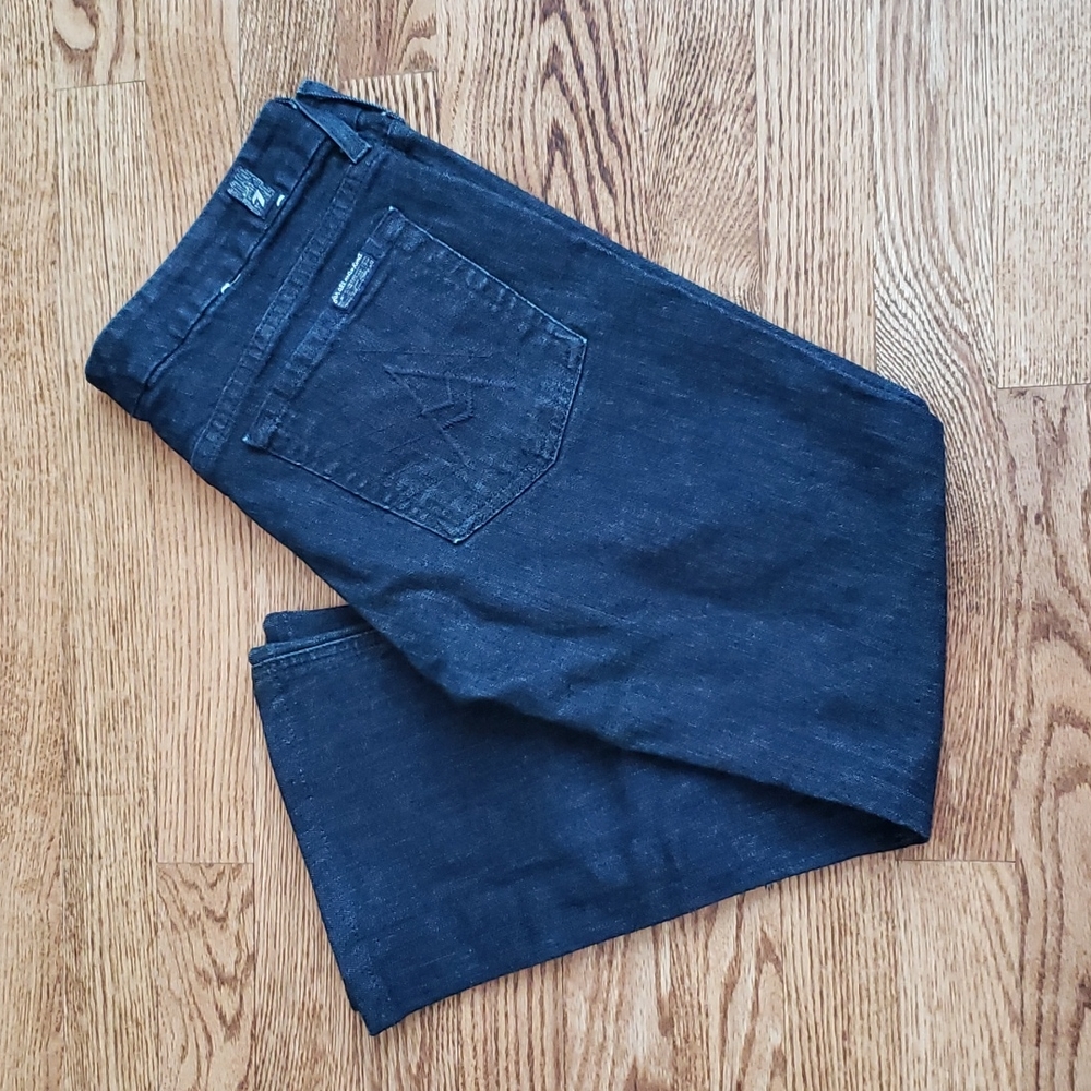 (29) 7 For All Mankind Lexie "A" Pocket Lexie Petite Cropped Denim Jeans Premium